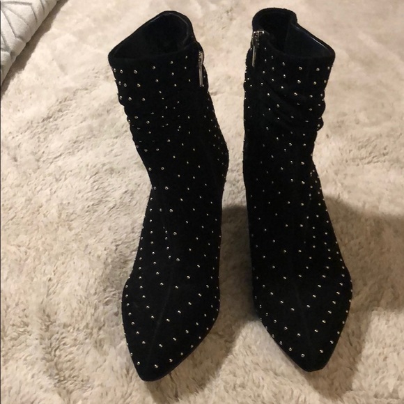 VINCE CAMUTO ABRIANNIE STUDDED SLOUCH BOOTIE - Picture 2 of 7